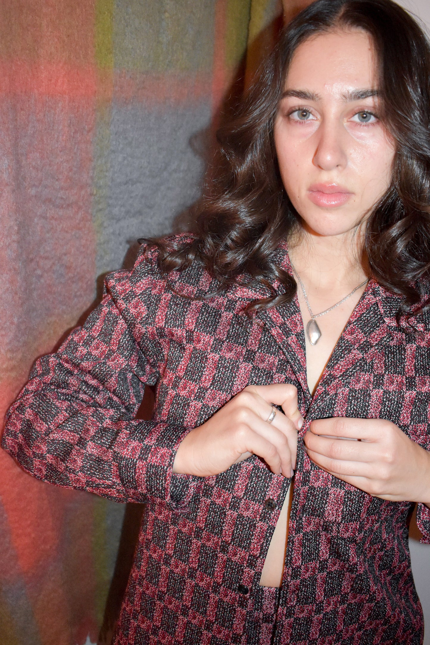Jamie Shirt in Geometric Jersey