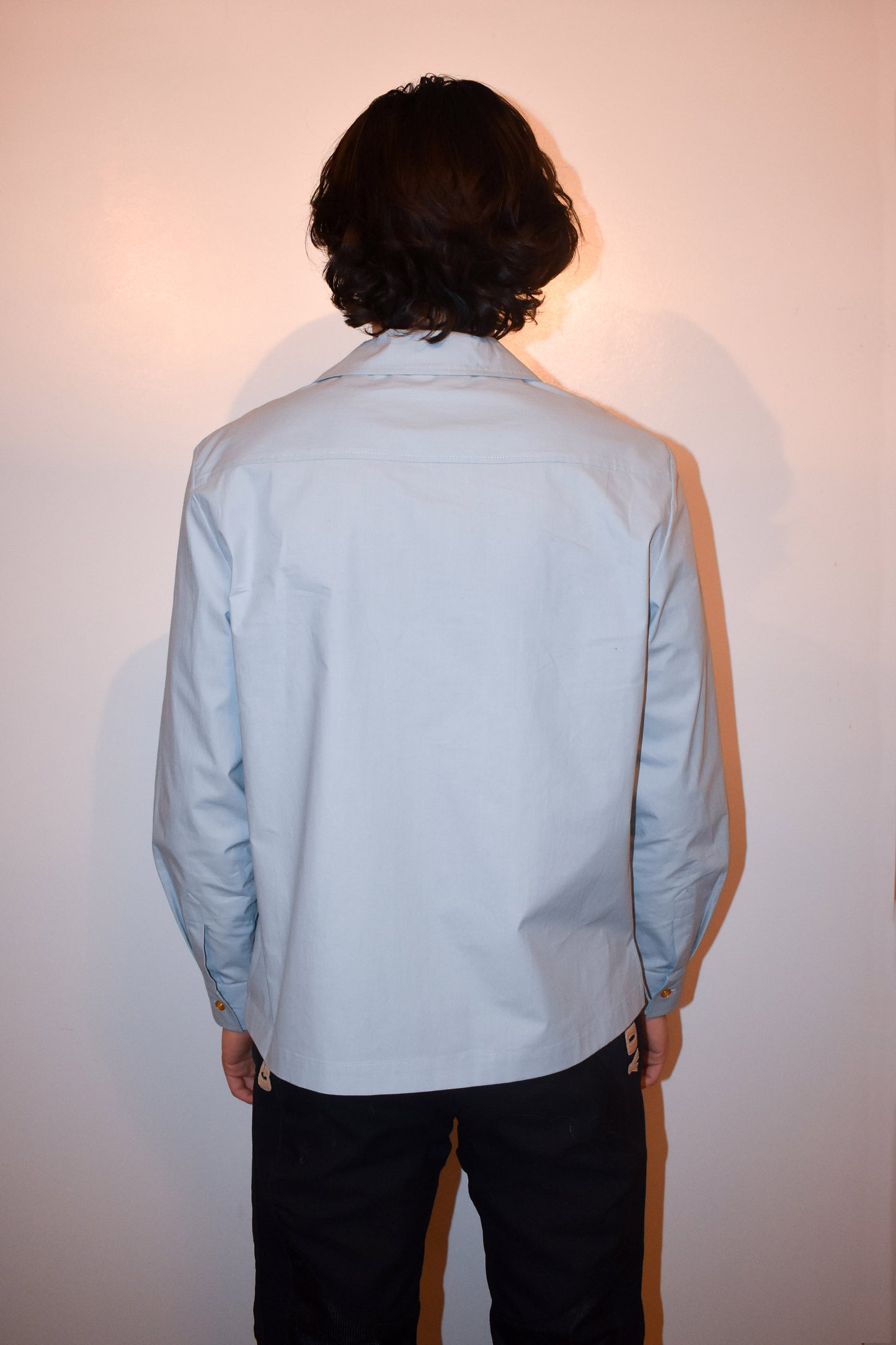 Jamie Shirt in Blue Poplin