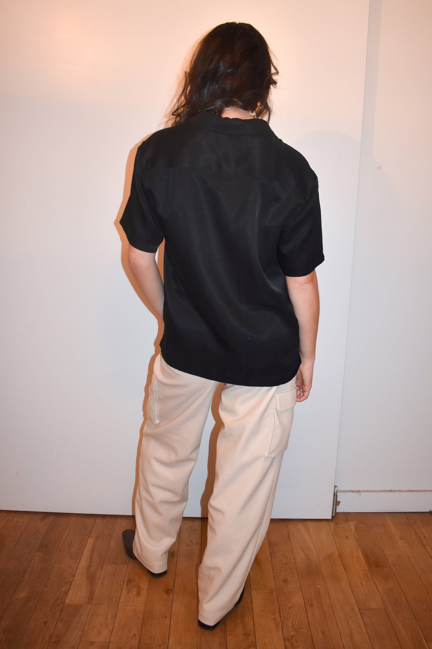 Foster Shirt in Black Tech