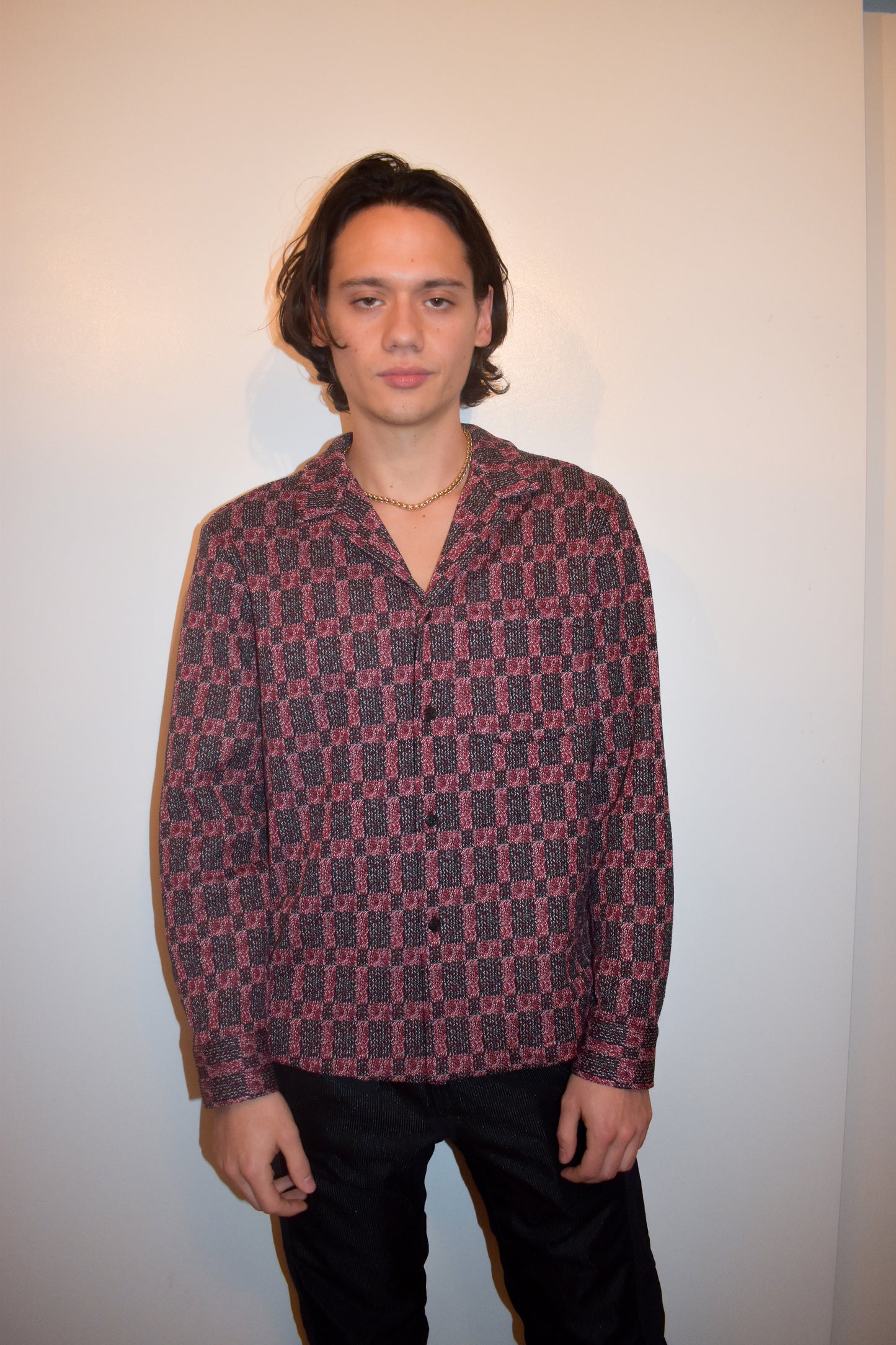 Jamie Shirt in Geometric Jersey