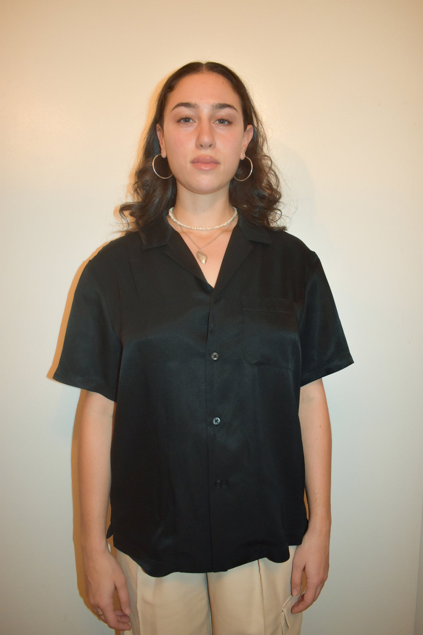 Foster Shirt in Black Tech